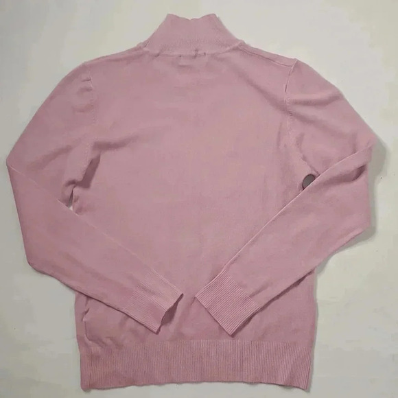 Hush Puppies Mock Neck Pullover  Sweater 90s Pink Sz Small - Picture 6 of 10